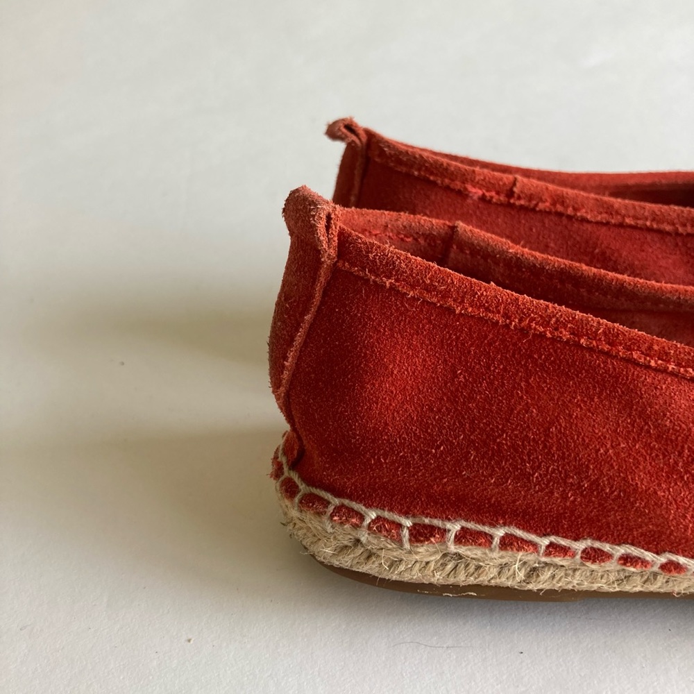 Michael Kors Red Suede Flats Espadrilles size 8.5 - Picture 5 of 13